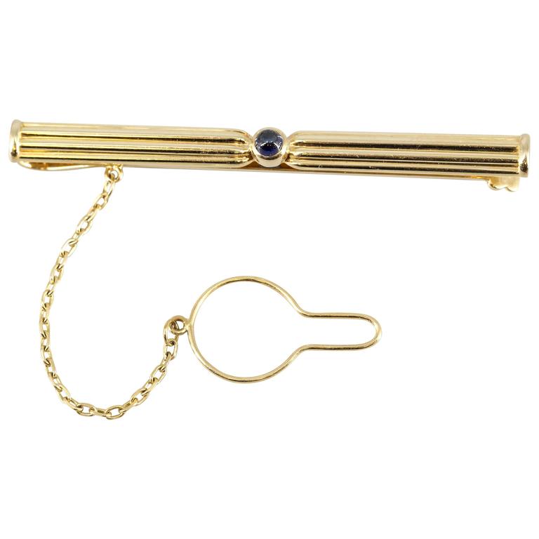 cartier gold tie pin