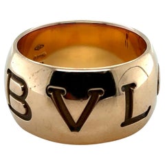 Bague Monologo vintage en or rose de Bvlgari