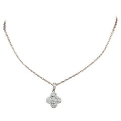 1.26 ct Clover Shaped Diamond Pendant