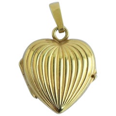 Vintage Gold Heart Locket