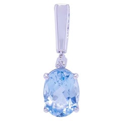 Pendentif aigue-marine (P12951n)