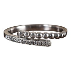 Eleganza dell'anello di moissanite semplice per lei in argento 925 Gioielli minimalisti