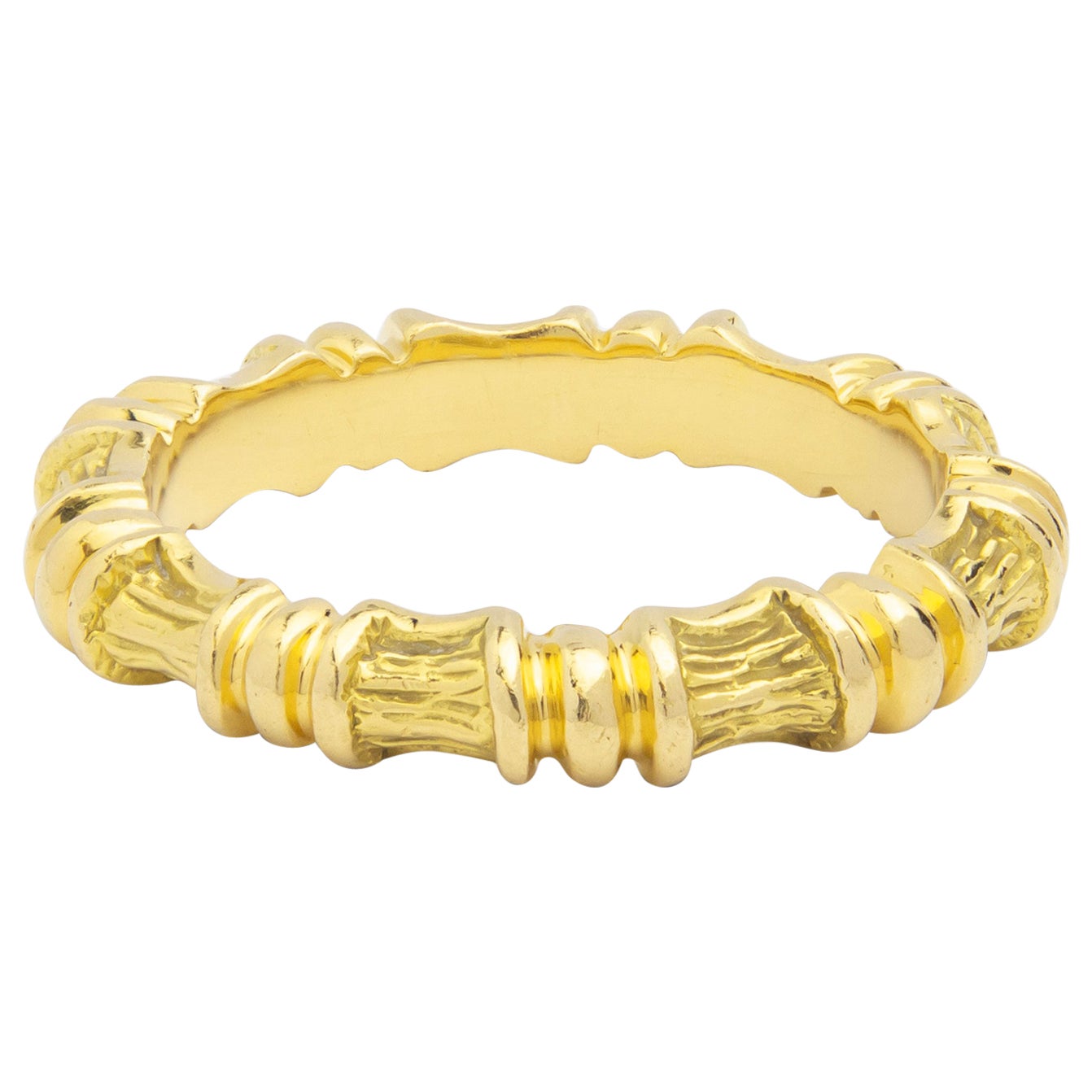 18 Karat Gold Tiffany & Co. Bamboo Ring