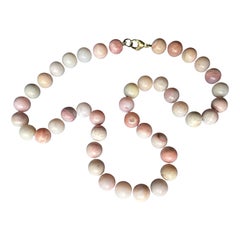 Pink Opal Choker Necklace