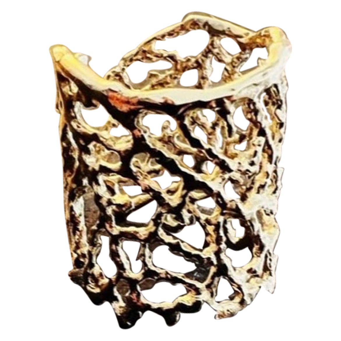 Jennifer Liang 14 KT Gold Sea Fan Ring