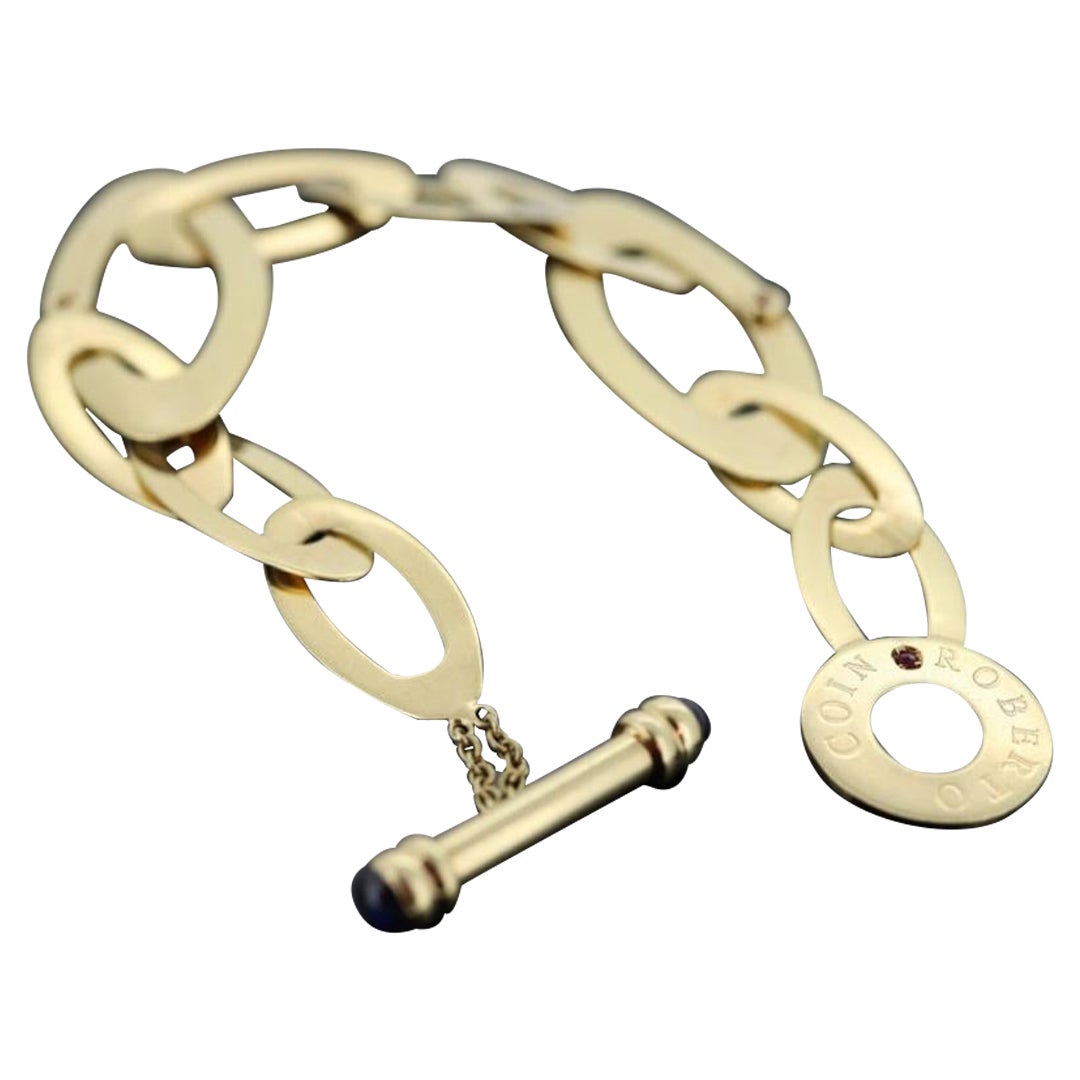 Roberto Coin Armband aus 18 Karat Gelbgold. Chic und Shine-Armband. Roberto Münze