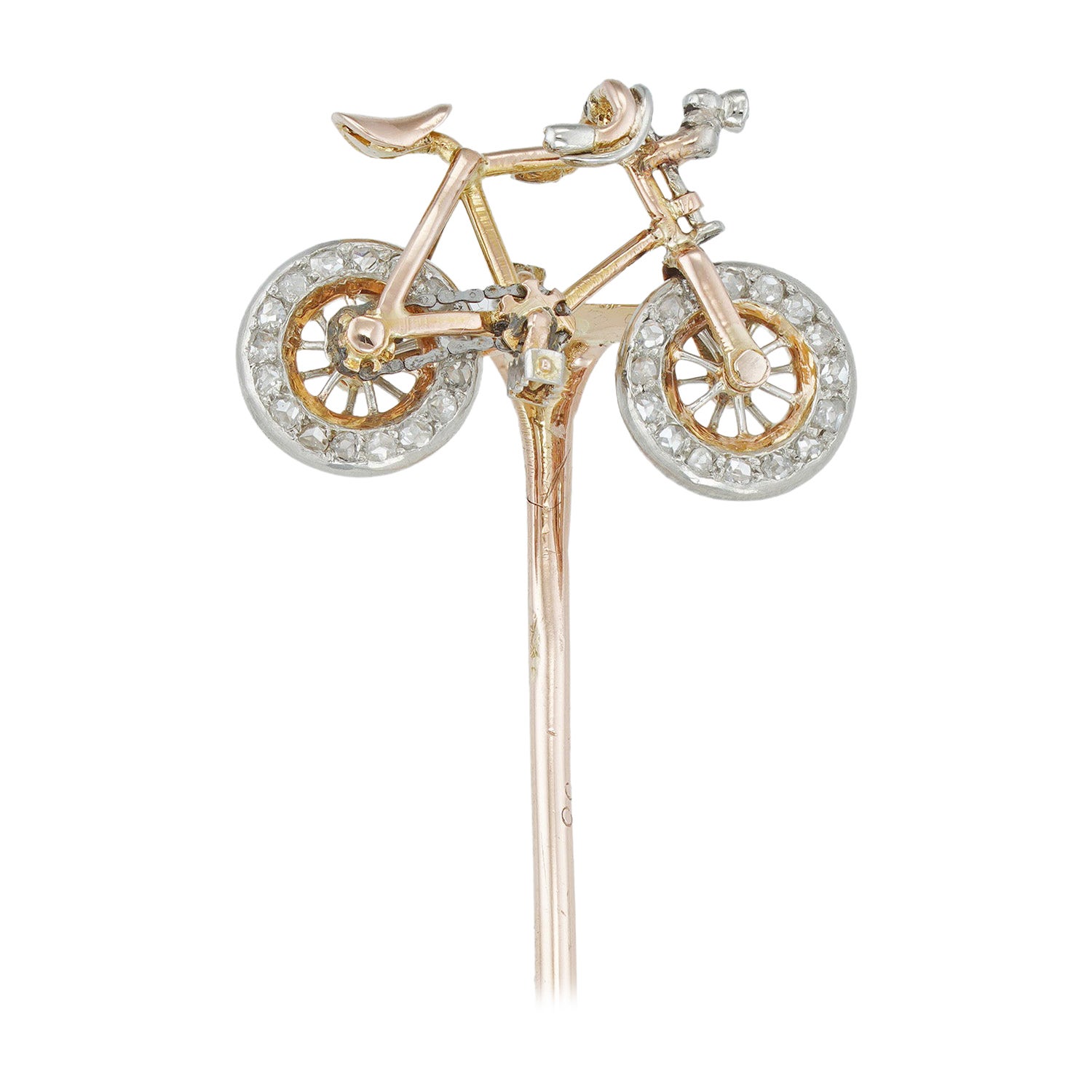 A Belle Epoque Bicycle Stick-pin