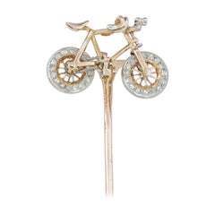 Bicycle Stick-pin aus der Belle Epoque