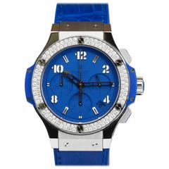 Hublot Titanium Steel Big Bang Tutti Frutti Dark Blue Automatic Wristwatch