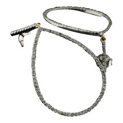 Orecchini a goccia Pave Diamond Orecchini a gancio in argento 925 Regalo.