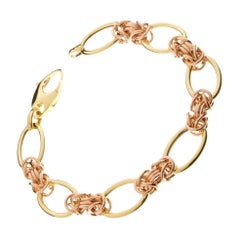 Byzantine 18K Rose Gold Chain Bracelet