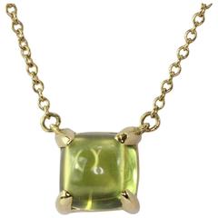 Tiffany & Co. Paloma Picasso Gold Sugar Stack Peridot Necklace