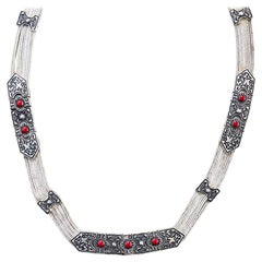 Antique Elegance Antique Silver Chain Necklace