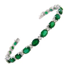 Emerald and Diamond Bracelet