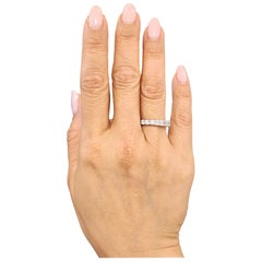2.77 ct Round & Emerald Diamond Eternity Ring