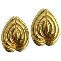 Ilias Lalaounis Gold Earrings