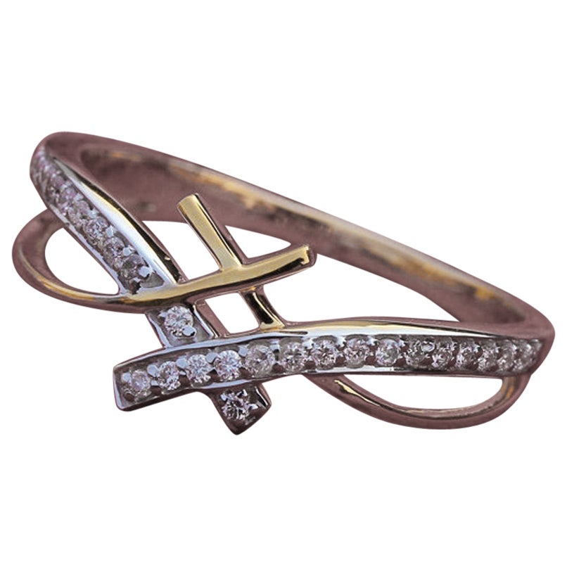 Pave Diamond Latest Design Wedding Band Ring 14k Gold Minimalist Ring For Her.