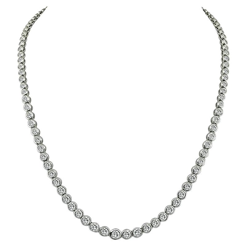Collar de Platino con Diamantes 10.00ct