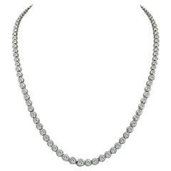10.00ct Diamond Platinum Necklace