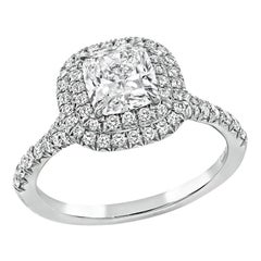 Tiffany & Co GIA Certified 0.86ct Diamond Engagement Ring