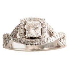 Brautring aus 14 Karat Gold mit Vanilla- und Schokoladendiamanten von Le Vian