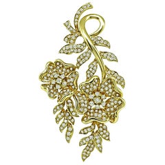4.25ct Diamond Gold Pin