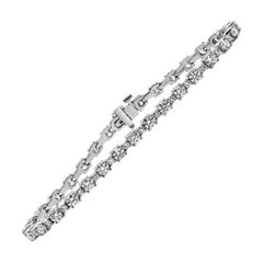 Roman Malakov Tennisarmband mit 4,53 Karat runden Diamanten im Brillantschliff