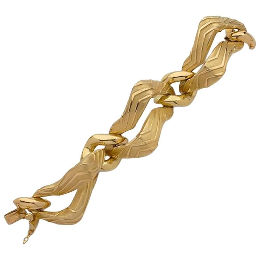 French Retro gold Bracelet