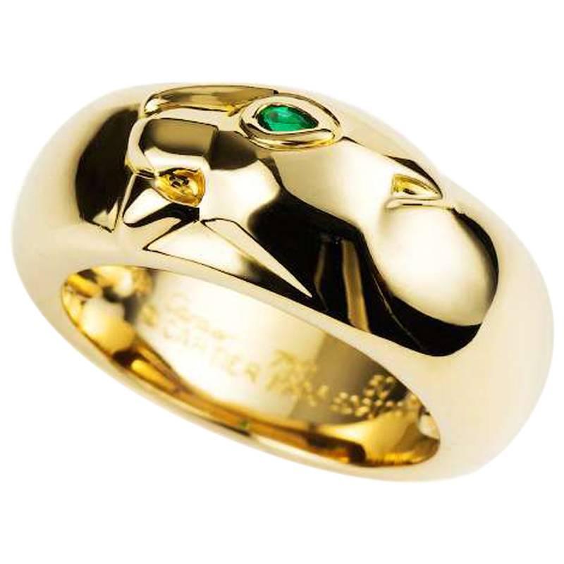 Cartier Panthere Ring with Tsavorite