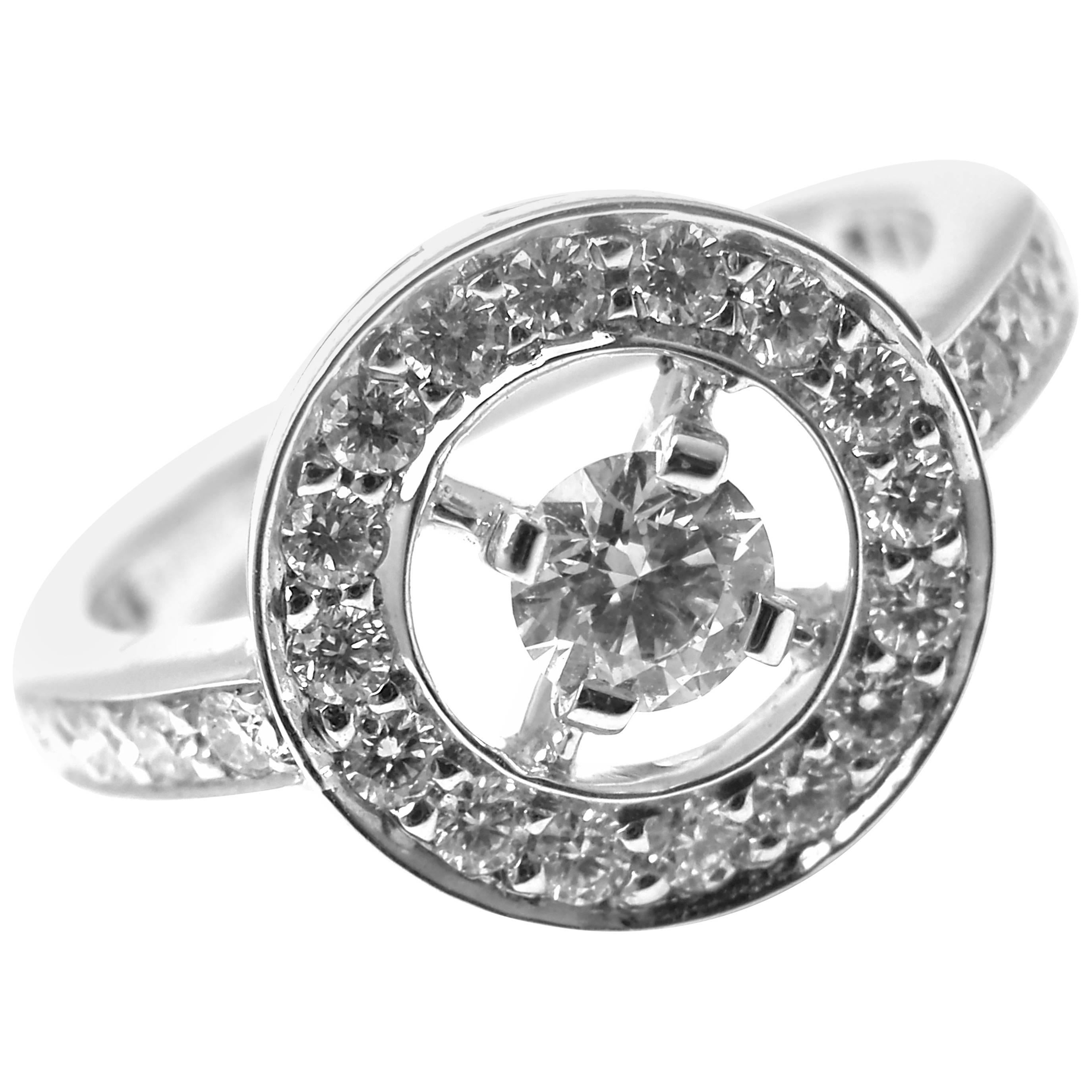 Boucheron Paris Ava Round Diamond Gold Ring