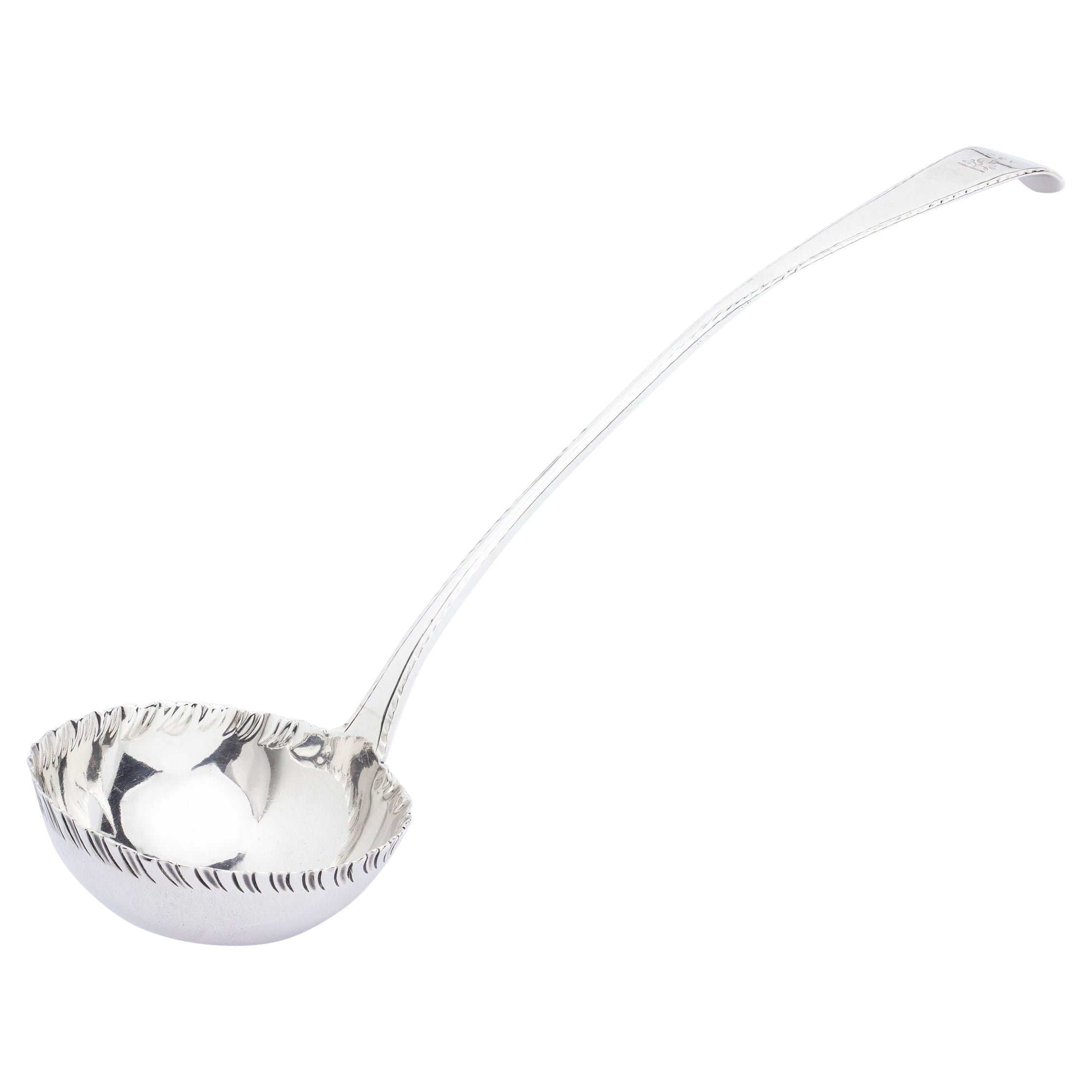 George III Sterling Silver Ladle by Thomas & William Chawner