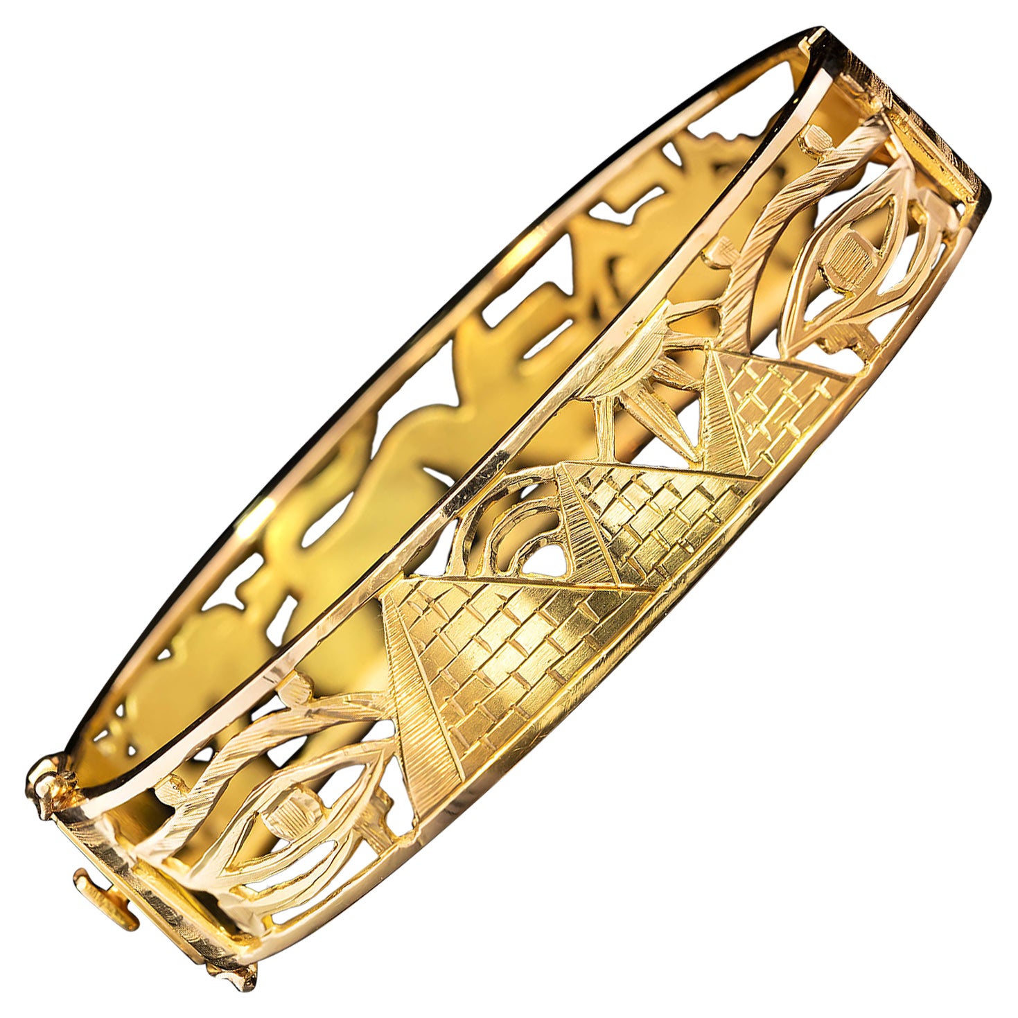 Bracelet égyptien de la fin du 20e siècle Circa 1990