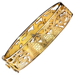 Vintage Late 20th Century Egyptian Bangle Circa 1990s