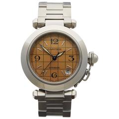  Cartier Stainless Steel Pasha Unisex Automatic wristwatch