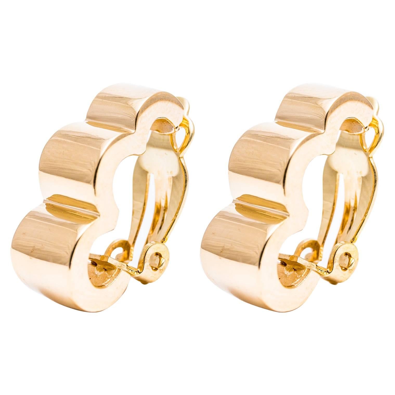 Tiffany & Co. Retro Gold Earrings
