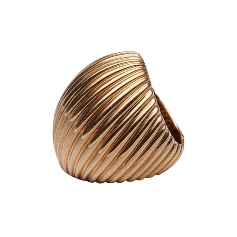 Bunda Bundova 'Bomb' Ring aus 9k Roségold - Größe L
