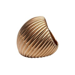 Anillo "Bomba" de Bunda Bundova en oro rosa de 9k - talla L
