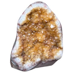 Large Crystal Clusters Citrine Geode from Uruguay