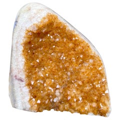 High-Grade Natural Citrine Geode from Uruguay