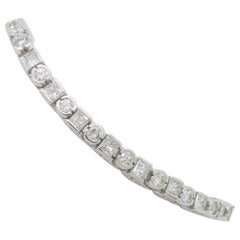 6.50CTW Diamond Bracelet made with Princess & Round Brilliant cut Diamonds