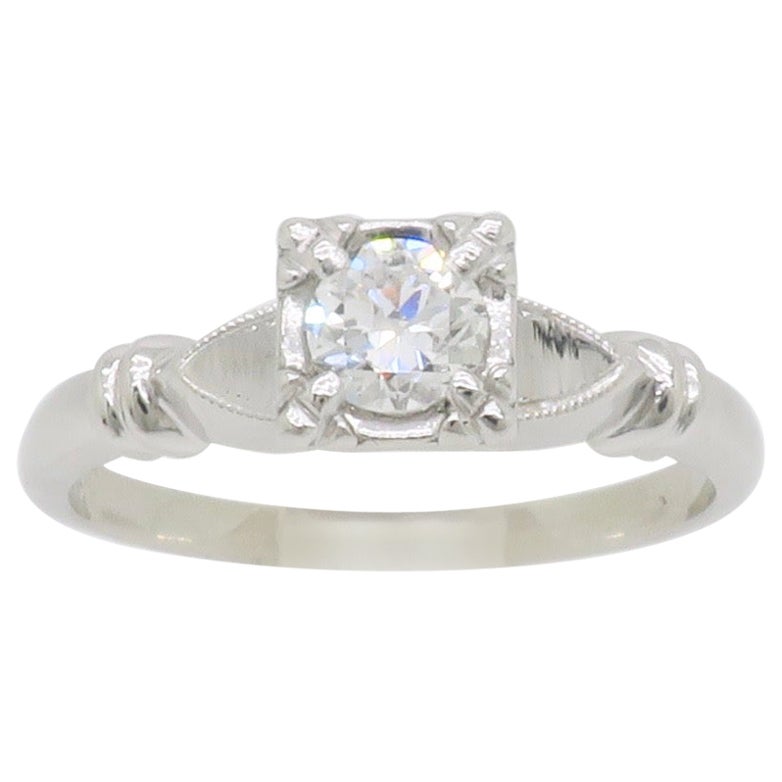 Vintage Diamond Solitaire