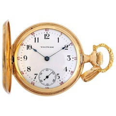 Vintage Waltham Gelbgold Damen-Anhänger Uhr
