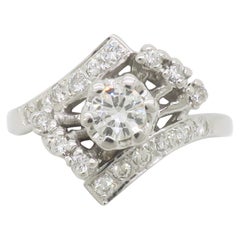 Vintage Diamond Bypass Ring