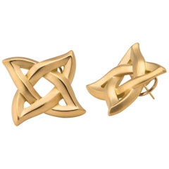 Angela Cummings Geometric Gold Earrings