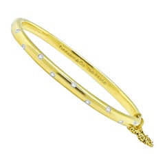 Etoile-Armreif aus Gold und Platin von Tiffany & Co mit Diamanten