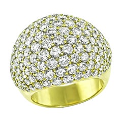 Anillo de oro con diamantes de 8,01 ct