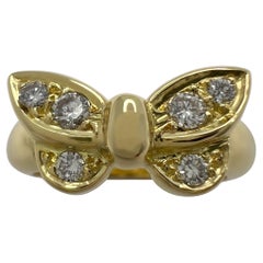 Van Cleef & Arpels Bague papillon vintage en or jaune 18 carats