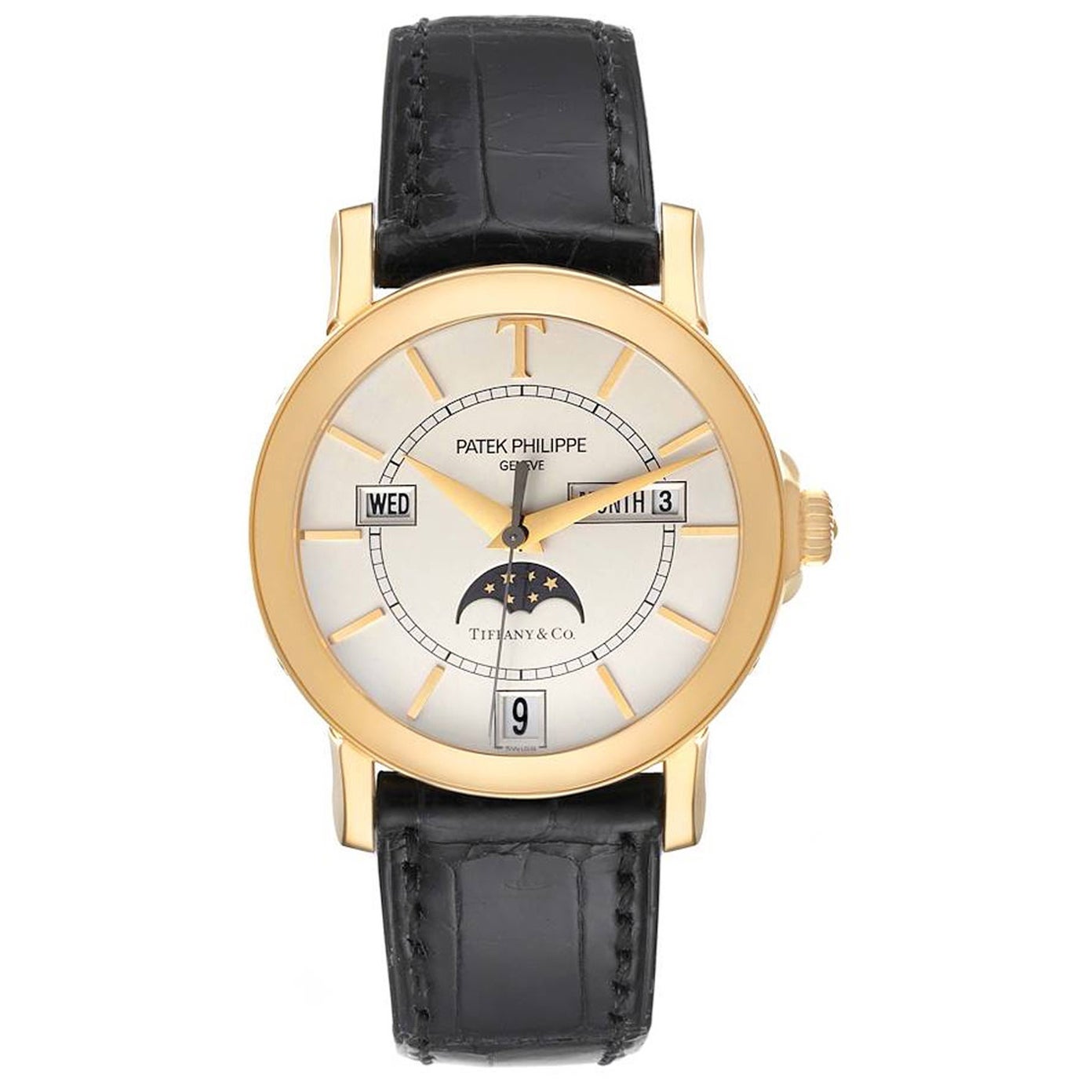 Patek Philippe Annual Calendar Tiffany Limited Ediiton Yellow Gold Watch 5150J