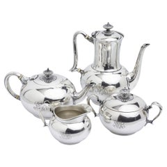 Sterling Silver Four Piece Tea and Coffee Service by Tiffany & Company