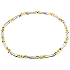 Turi Platinum Gold Necklace with Diamonds